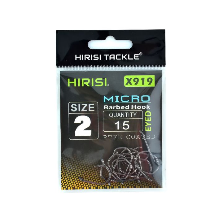 hirisi-15pcs-ptfe-coated-high-carbon-steel-fish-hook-micro-barbed-with-eye-carp-fishing-hook-accessories-x919