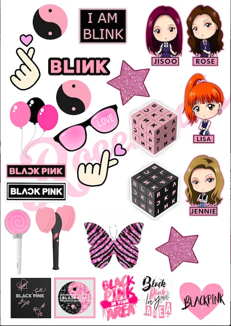 24pcs cupcake toppers blackpink theme lazada ph