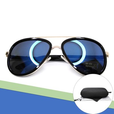 CheappyShop แว่นกันแดดชาย แว่นวินเทจ แว่นตาแฟชั่น ผญ ป้องกัน UV400 เลนส์ปรอท รุ่น FG017