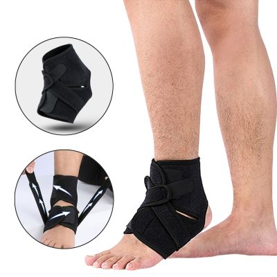 tdfj 1Pcs Ankle Protector Support Football Basketball Brace Outdoor Compression