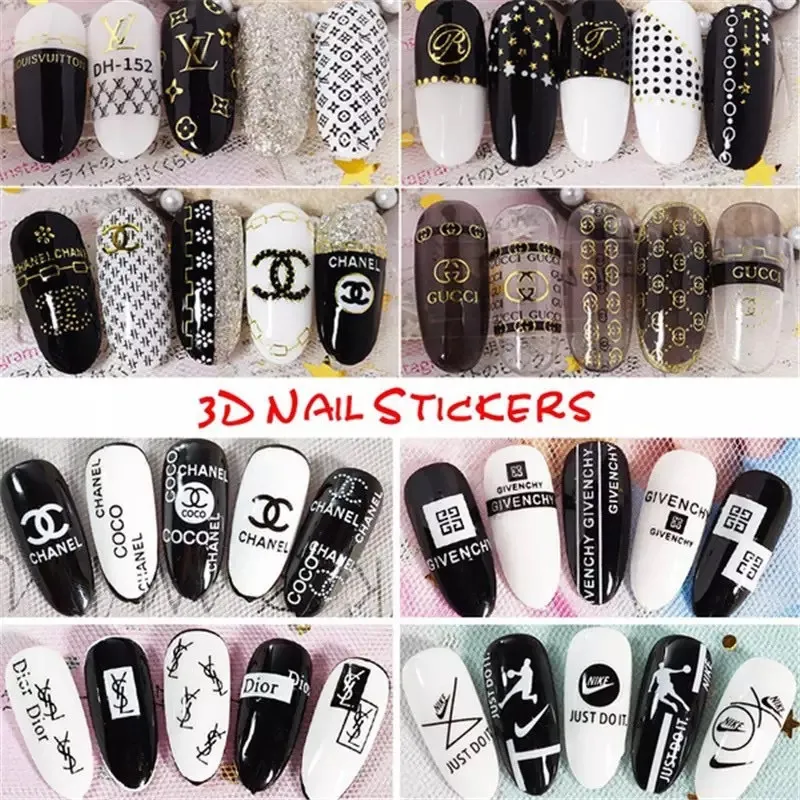 Nail Decals LV Stickers DH-152