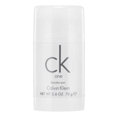 ck one deodorant stick 75g ผลิตภัณฑ์ระงับกลิ่นกายชนิดแท่ง ใช้ได้แบบ Unisex ทั้งหญิงและชาย จากคาลวิน ไคลน์ กลิ่นแนวซิตรัสสะอาดสดชื่น