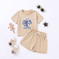 【CC】 Boys Cartoon Tracksuits 2pcs Sets for and Printed Tee Shorts Clothing Suits