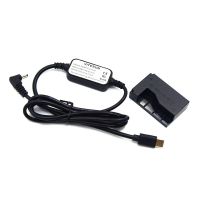 USB Type C Power Adapter Cable + LP-E12 Dummy Battery DR-E15 For Canon EOS 100D Kiss X7 Rebel SL1 SX70HS Camera