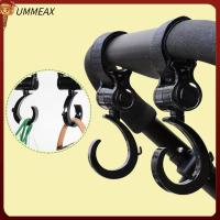 UMMEAX 2/4 Pcs หมุนได้360องศา ตะขอรถเข็นเด็กทารก ปรับได้ปรับได้ ติดตั้งง่ายๆ ตะขอจัดระเบียบรถเข็น อุปกรณ์เสริมเสริม การรักษาความปลอดภัย ที่แขวนกระเป๋า ที่นั่งในรถ