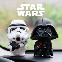 StarWars 10Cm โมเดลการ์ตูน Mandalori แอคชั่นฟิกเกอร์กองทัพตื่นชุดสีดำ Darth Vader ของเล่นขนาดเล็กสำหรับของขวัญสำหรับเด็ก