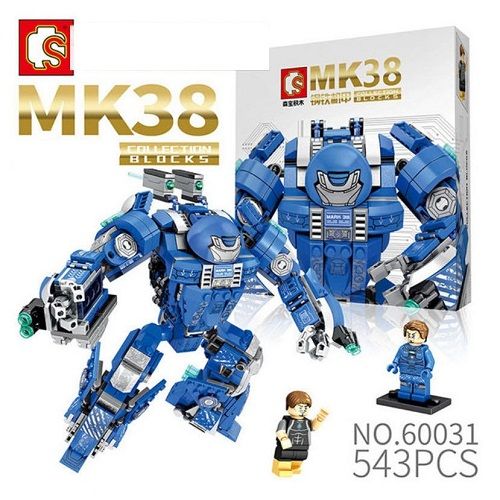 Lego Robot- Lego Siêu Anh Hùng- Lego Lắp Ráp Xếp Hình Mô Hình Robot  Hulkbuster Iron Man Xanh Mk38 543 Khối Sy60031 - Đồ Chơi Trẻ Em-Legoxanh |  Lazada.Vn