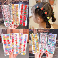 2040pcsset New Girls Cute Colorful Heart Bow Star Elastic Hair Band Small Rubber Band Hair Tie Scrunchie Hair Accessories