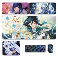 Venti Eula Yelan Mouse Pad Genshin Impact large Mousepad Genshin Keyboard Padding Computer Pad PC Gaming Accessories Desk Mat