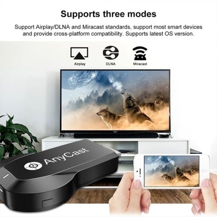 anycast-4k-m100-รองรับios12-android-แสดงผลทีวี-4k-ส่งภาพและเสียงจากมือถือเข้าทีวี-dongle-display-receiver-สินค้าตัวใหม่ล่าสุด