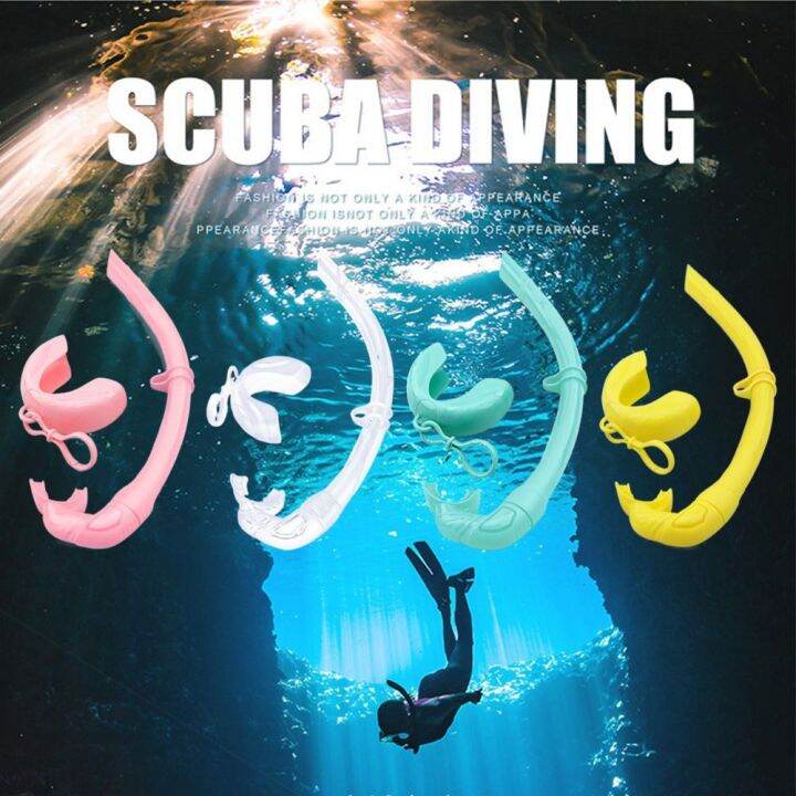 JUZHUFEI 10 Colors Foldable Snorkeling Flexible Breathing Tube Silica