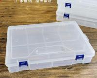 3pcs 30x20x6cm thick transparent large 10 empty box storage tool accessories plastic