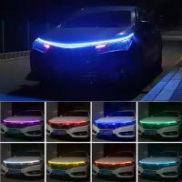 [ANYA Auto Parts] Led Car Hood Lights Universal Headlight Strip ยืดหยุ่น Cuttable รถตกแต่งบรรยากาศโคมไฟ DRL ไฟวิ่งกลางวันอัตโนมัติ