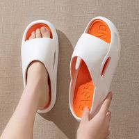 Women Outside Slippers Summer Runway Shoes Woman EVA Soft Thick Sole Non-slip Outdoor Women Slide Pool Beach Sandals Indoor Bath