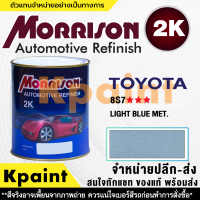 [MORRISON] สีพ่นรถยนต์ สีมอร์ริสัน โตโยต้า เบอร์ T-8S7 *** ขนาด 1 ลิตร - สีมอริสัน TOYOTA.