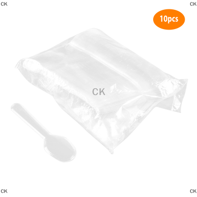 CK ช้อนพลาสติกใสขนาดเล็ก200ชิ้นอุปกรณ์บนโต๊ะอาหารแบบใช้แล้วทิ้งสำหรับขนมเยลลี่ไอศกรีม