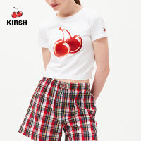 [KIRSH] เสื้อยืดครอปจุดซ่อมด่วนเชอร์รี่ใหญ่ | 23SS 105