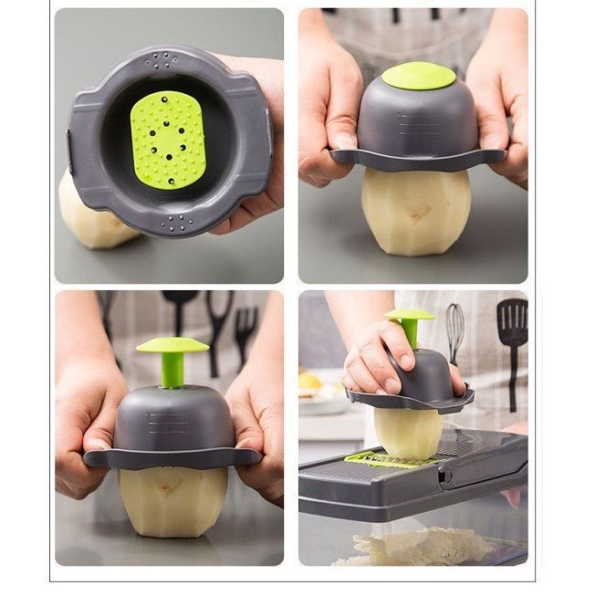 homemart-shop-เครื่องสไลด์ผัก-8in1-ชุดเครื่องตัดผักสแตนเลส-เครื่องหั่นผัก-มีดสไลด์-อุปกรณ์สไลด์ผัก