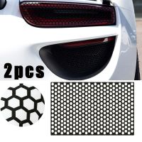 【CC】 2pcs Car Rear Lamp Tail Lights Hollow Protector Wrap Film Fashion Stickers Accessories 48x30cm