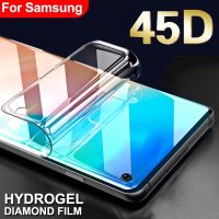 [Electronic film] 45D ป้องกัน Hydrogel ฟิล์มสำหรับ Samsung Galaxy S8 S9 S10 Plus S10e ป้องกันหน้าจอ Galaxy S6 S7ขอบหมายเหตุ8 9ไม่ใช่แก้ว