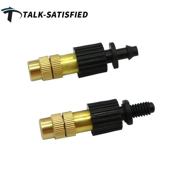 5 Set Copper Misting Nozzle with Barb/Thread Connector Garden Watering