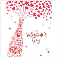 Happy Valentines Day DIY Silicone Clear Stamp Cling Seal Scrapbook Embossing Album Decor