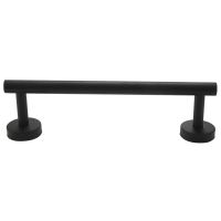 Towel Bar, Black Single Towel Racks for Bathroom Kitchen Hand Towel Holder Dish Cloths Hanger Black