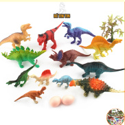 Khủng long đồ chơi DOCHOITINTIN mô hình vườn khủng long 16 chi tiết