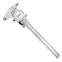 ALI-Shopping 150 มม.สแตนเลสแบบ Dial caliper vernier Gauge ไมโครมิเตอร์เครื่องมือวัด