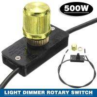 1pc New Rotary Dimmer Lamp Light Switch Brass 120 Volt 500W For Hotel Home Table Lamp ZE-256 Zing Ear