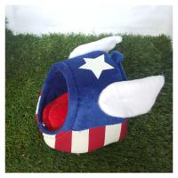 Size M - KPS Captain America Dome โดมนอนสำหรับกระต่าย ชูการ์ไกลเดอร์ แพรี่ด็อก ลายกัปตันอมเริกา (M, L, XL)