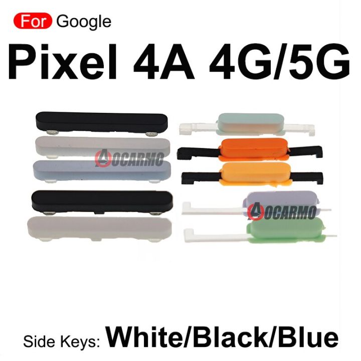 สำหรับ-google-pixel-4a-4g-5g-ปุ่มแป้นสัมผัสเปิด-ปิดเสียงส่วนเปลี่ยนปุ่มใช้สำหรับขาวดำส้มโทรศัพท์