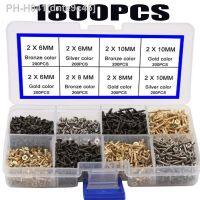 1800pcs 2MM Small Screw Flat Head Cross Wood Screws Self Tapping Screw Dssortment Cabinet Multifunctional Screw Set