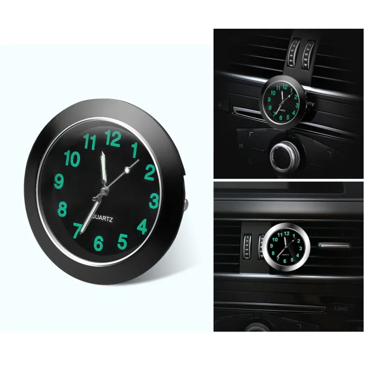Car Clock Luminous Automobiles Internal Mini Digital Watch Digital Clock Quartz Mechanical Auto Ornament Car Accessories