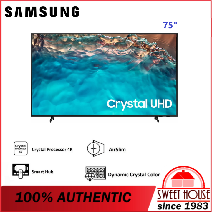 Samsung BU8000 4K UHD Smart TV 75'' / Dynamic Crystal Colour / AirSlim ...