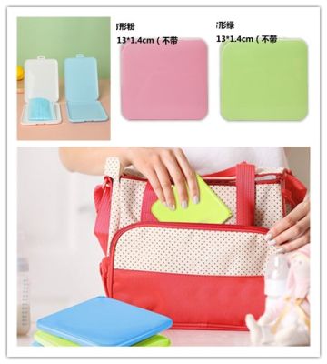 Hot Creative Student Small Portable Dustproof and Moisture-proof Side Opening Double Buckle Dustproof Face Shield Temporary Folder Plastic Storage Box Accessory Tool