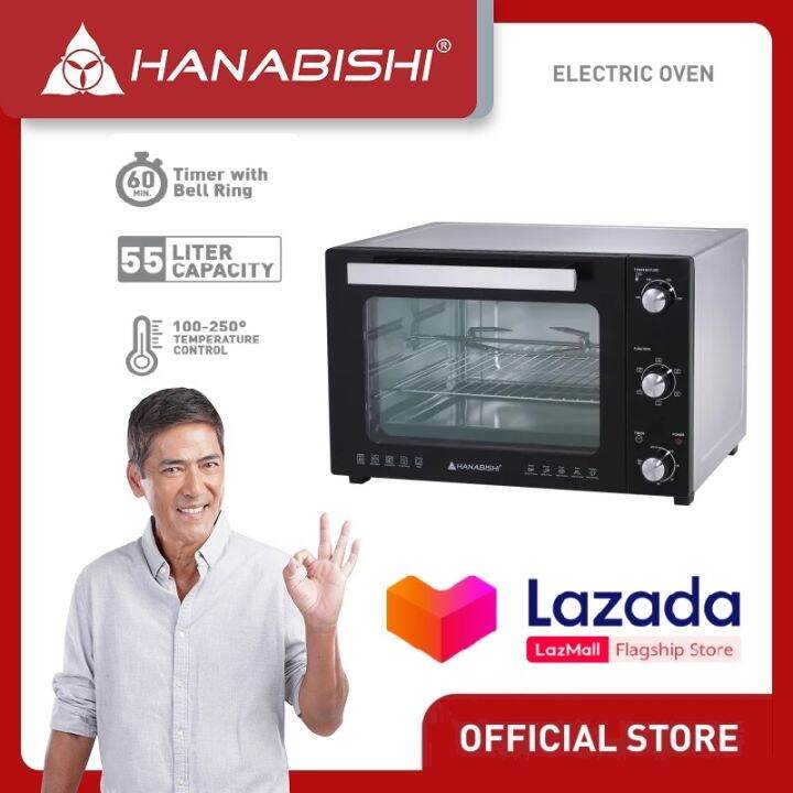 hanabishi electric oven 55 liters