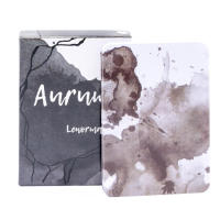 Aurnm Lenormand การ์ด Aurnm Lenormand ไพ่ทาโรต์ลึกลับ38ใบดาดฟ้าไพ่ทาโรต์เวอร์ชั่นภาษาอังกฤษเกมกระดานการ์ตูน Oracle การทำนายบนโต๊ะเข้ากันได้