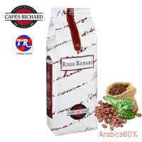 Cafés Richard ROUGE RICHARD 80% Arabica 1kg. เม็ดกาแฟ รูจ ริชาร์ด อราบิก้า80% 1กิโลกรัม เม็ดกาแฟนำเข้า