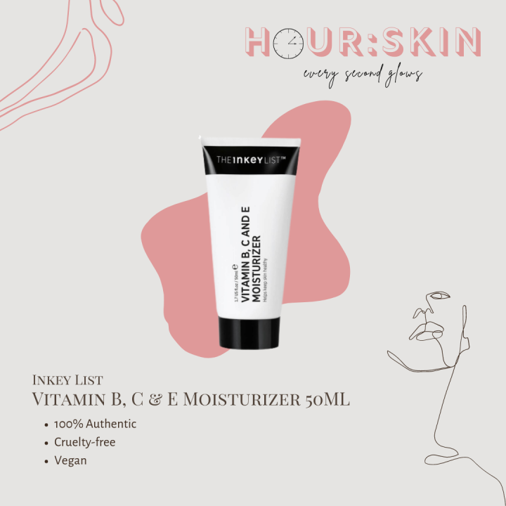 The Inkey List Vitamin B, C, and E Moisturizer Lazada PH