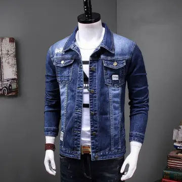 mens denim jacket 3xl