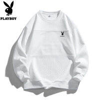 PLAYBOY Sweatshirt Mens Round Neck Casual Simple and Versatile Sports Clothes