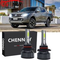 ชุดหลอดไฟหน้าฮาโลเจน LED 6000K แบบเปลี่ยน สําหรับ Mitsubishi Triton Mk2 L200 L300 2015-2018 2016 2017 รับประกัน 10 เดือน