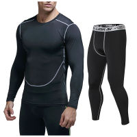 Mens Compression Sportswear Suits Gym Tights Training Clothes Workout Jogging Sports Set Running Rashguard Tracksuit For Men#g3