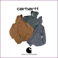 Carhartt เสื้อและแจ็กเก็ตผ้าบาติกสำหรับผู้ชายและผู้หญิงเสื้อทรงหลวมและอเนกประสงค์สำหรับคู่รักเสื้อกันหนาวมีฮู้ดผ้าบาติก