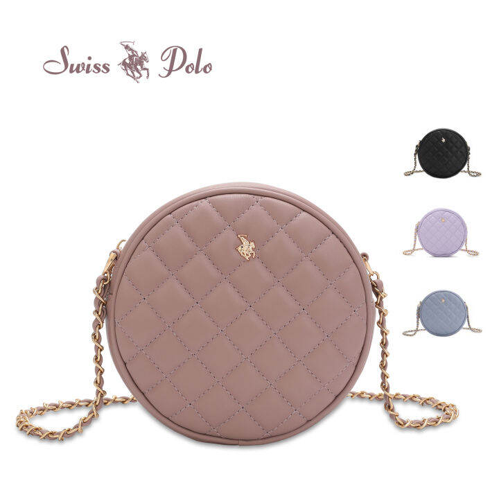 SWISS POLO LADIES CHAIN SLING BAG HFG 225 MULTI COLOUR Lazada