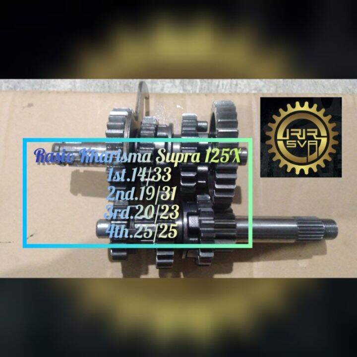 Gigi Rasio Gear Ratio Gir Rasio Honda Kharisma Karisma Kirana Supra 125