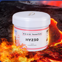 HY230 CPU Thermal Grease Compound Paste ซิลิโคนคอมโพสิตระบายความร้อน  ซิลิโคนสีชมพูวาง  CPU VGA LED ขนาด 10g