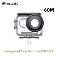 เคสกันน้ำ60M สำหรับ Insta360 GO 3 Diving Shell Waterproof Housing Glass Optical Safe And Stable Shell