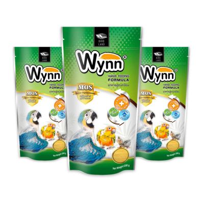 Wynn วินน์ อาหารลูกนกป้อน อาหารนกลูกป้อน เสริมสร้างภูมิต้านทาน สำหรับนกแรกเกิด ขนาด 250 กรัม